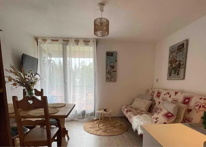 Chaleureux Studio Montagnard Avec Balcon 2303